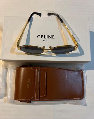 Occhiali da sole Celine oro e neri