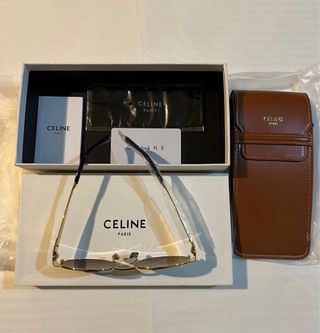 Occhiali da sole Celine oro e neri