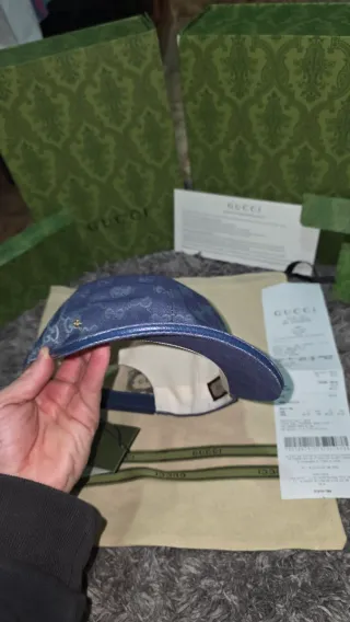 Gorra Gucci Lona GG Azul