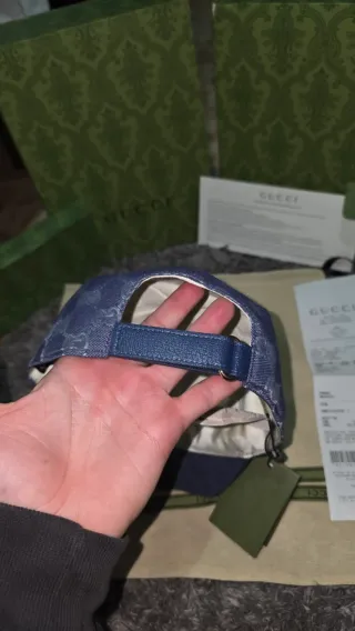 Gorra Gucci Lona GG Azul