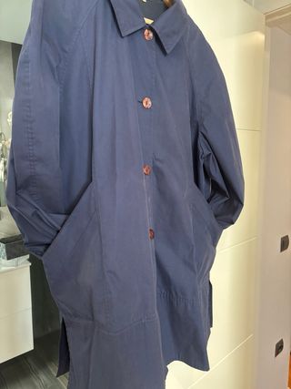 Parka azul marino mujer