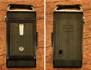 Zeiss Ikon Nettar S 515/2 + cable, tripode y funda