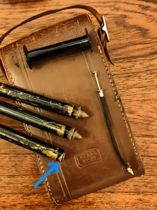 Zeiss Ikon Nettar S 515/2 + cable, tripode y funda