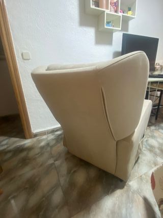 Sillón relax reclinable beige