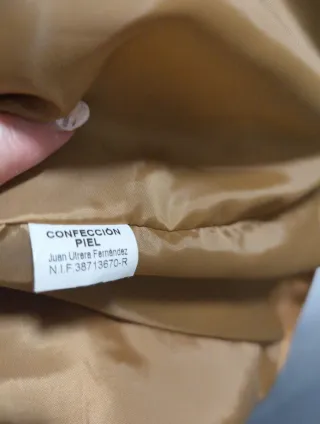 Chaqueta de ante auténtico