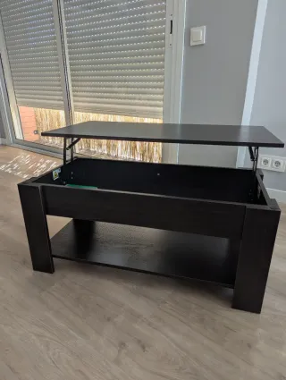 Mesa de centro elevable y extensible