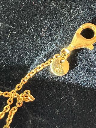 Colar Pandora com Pérola Dourada Novo