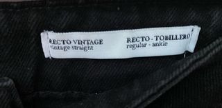 Pantalones negros rectos