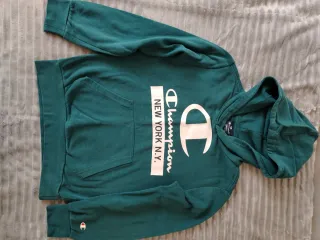 Felpa Champion bimbo verde 122cm