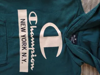 Felpa Champion bimbo verde 122cm