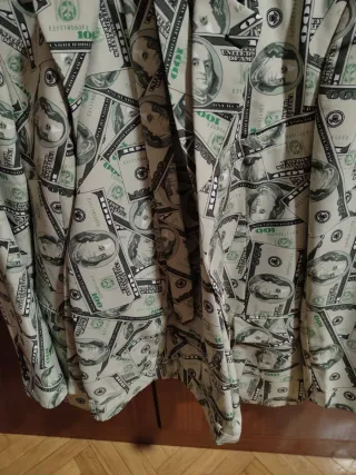 Traje Opposuits Estampado Billetes Dólar