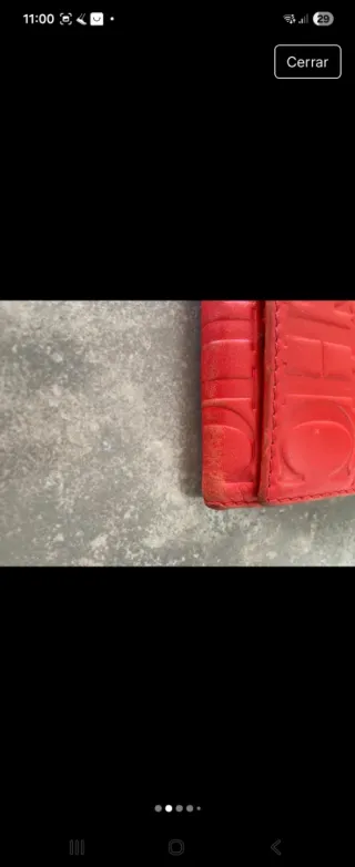 Cartera Carolina Herrera Piel Roja