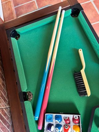 Mini Biliar Infantil Set Bolas y Taco