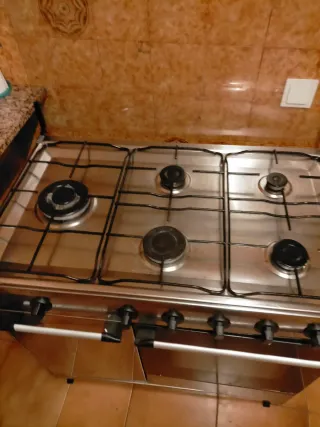 Cocina de gas con horno