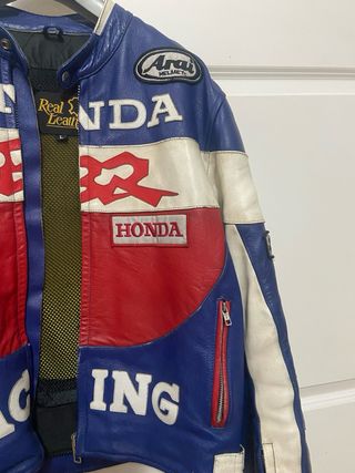 Giacca da Moto in Pelle da Uomo