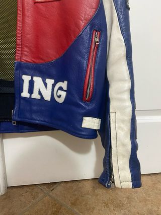 Giacca da Moto in Pelle da Uomo