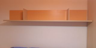 Dormitorio juvenil 2 camas+estanteria+mesa estudio