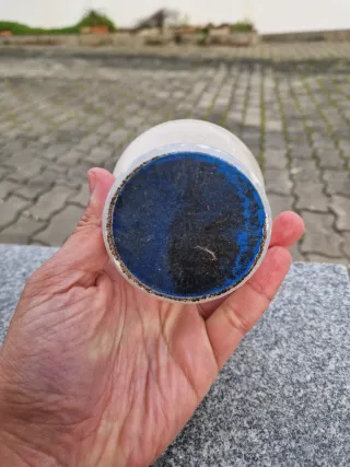 Isqueiro de Mesa Silver Match Alabastro vintage