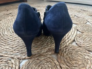 Botines Giko Piel y Ante Azul