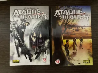 ATAQUE A LOS TITANES MANGAS