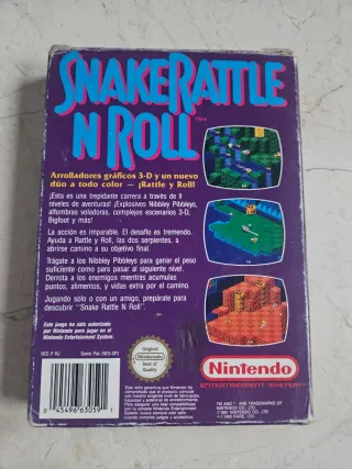 Nintendo NES Snake Rattle N Roll Español