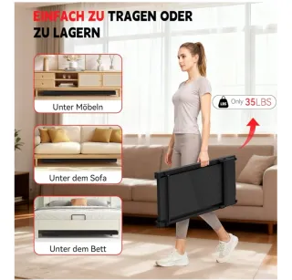 Cinta de correr con pantalla y App 6Km/H