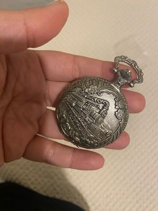 Reloj de bolsillo antiguo tren