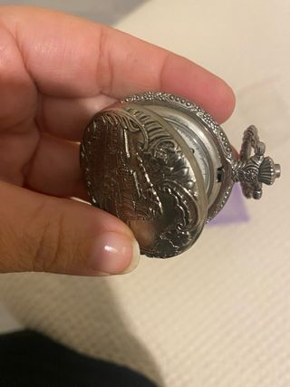 Reloj de bolsillo antiguo tren