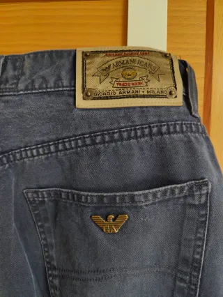 Pantalón vaquero Armani azul