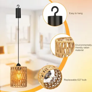 2 Lámparas Colgantes a Batería