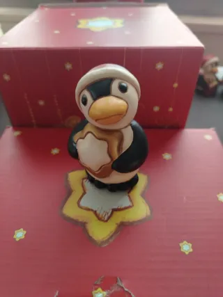 Pinguino Thun ceramica soprammobile