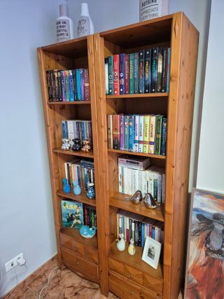 Muebles madera maciza salón/dormitorio