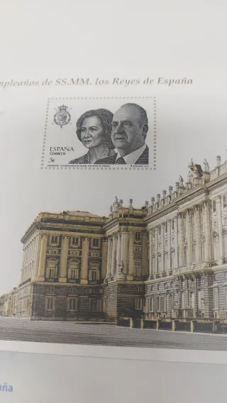 Set de sellos España: Reyes y Puentes