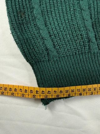 Maglione Lacoste verde con bottoni V-neck