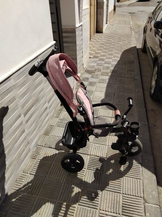 Triciclo Evolutivo Lionelo Gris/Rosa.