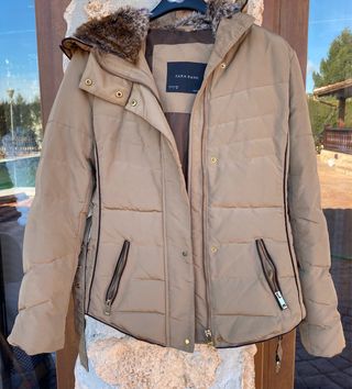 Chaqueta Zara Beige Talla L