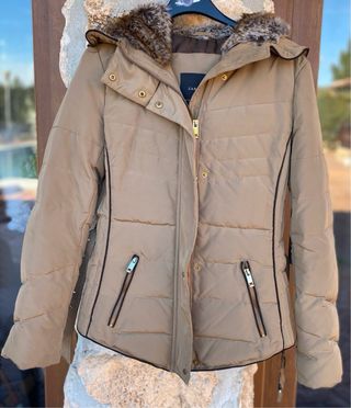 Chaqueta Zara Beige Talla L