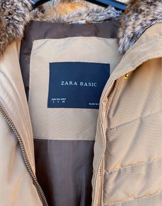 Chaqueta Zara Beige Talla L