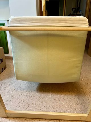 Sillón Poäng Ikea abedul blanco roto