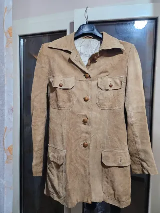 Giacca vintage in camoscio