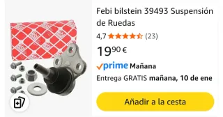 Lote Recambios Coche NUEVOS Hella,SKF,Febi,Motul