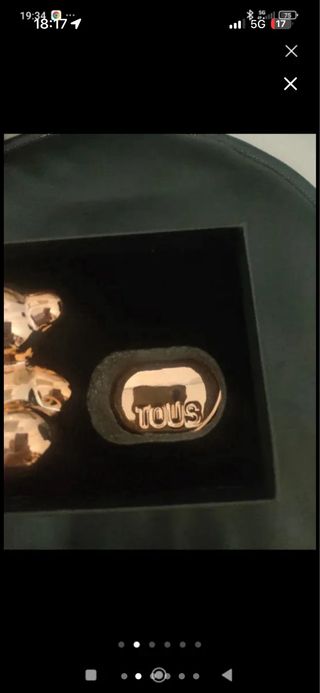 Joyero Tous Dorado Original Caja