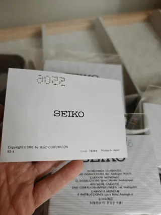 4 Garanzie Seiko Nuove Vintage