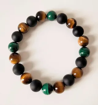 Bracciale Pietre Naturali con Malachite