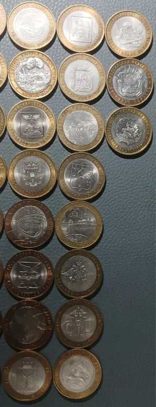 67 Monedas Conmemorativas Rusia 10 Rublos