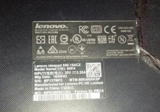Portátil Lenovo Ideapad 500 con SSD