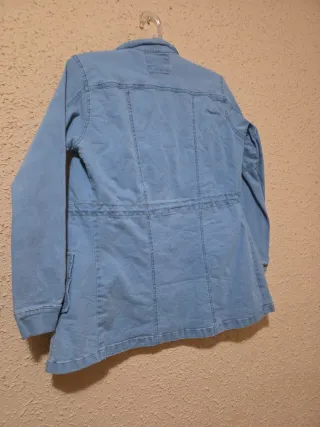 Chaqueta vaquera forrada azul