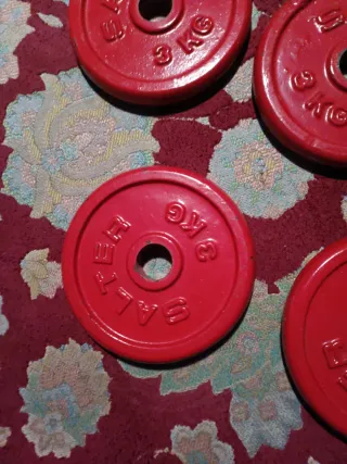 4.Discos de pesa Salter de 3kg