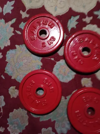 4.Discos de pesa Salter de 3kg