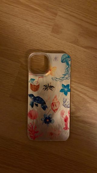 Funda iPhone 13 Verano Tortuga Coral